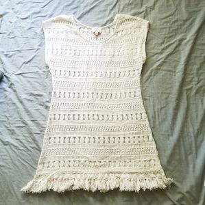 Stella & Dot swimsuit cover-up lace tunic. Sz XS/S